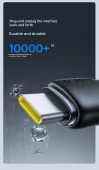 USB-C to Type-C Hızlı Şarj Veriyolu - Siyah 1.0m (Apple 15, İki Al Bir Bedava) - 11