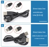 Micro Android USB Veri Kablosu 1 Metre Şarj Kablosu - 7