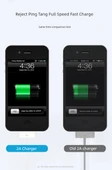 iPhone 4S Veri Kablosu Şarj Aleti - 2m - Veri Hattı 1 + 1A Şarj Başlığı - Şarj Seti - 9