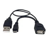 Siyah Düz Micro-USB Veri Kablosu - U2-165/UC-001 - 3
