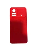 Redmi x4 Pro ile Uyumlu Cappy Silikon Kılıf Kırmızı thumbnail 2