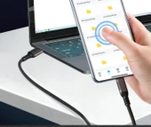 USB 3.2 Gen 2 Type-C Plastik Veri Kablosu 2m Düz Uç 10Gbps 60W - 8