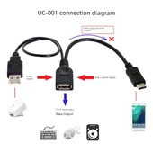 Siyah Düz Micro-USB Veri Kablosu - U2-165/UC-001 - 8
