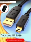 Mini USB Veri Kablosu - 3m Anti-İnterferans Çift Mıknatıslı Yüzük Kalın Bakır Kablo - 2