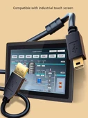Mini USB Veri Kablosu - 3m Anti-İnterferans Çift Mıknatıslı Yüzük Kalın Bakır Kablo - 3