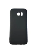 Galaxy S7 Edge ile Uyumlu Cappy Silikon Kılıf Siyah thumbnail 2