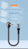 Tip C'den Lightning'e PD Hızlı Şarj Kablosu - 1m USB Yatay Kıvrım Apple 12W - 6