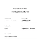 Tip C'den Lightning'e PD Hızlı Şarj Kablosu - 0.25m USB Yatay Kıvrım Tip C 100W - 12