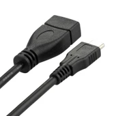 USB 3.1 Type-C to USB 3.0 OTG Veri Kablosu Adaptörü - 1m Altın Kaplama Yan Eğik - 4
