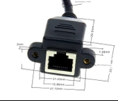 Dijital Kalkanlı CAT5 RJ45 Uzatma Kablosu - 3m - Film Korumasız - 11