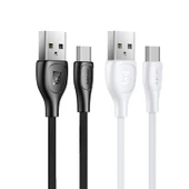 USB Type-C Veri Kablosu - Siyah - 1m - Android Uyumlu - 4