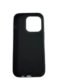 iPhone 14 Pro ile Uyumlu Cappy Silikon Kılıf Siyah - 1