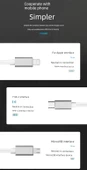 3-in-1 USB Veri Kablosu - 1m - Apple Bağlantıdan MIDI Entegre Hat - 6