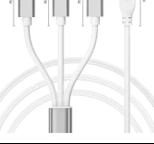 3-in-1 USB Veri Kablosu - 1m - Apple Bağlantıdan MIDI Entegre Hat - 10