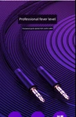 3.5mm Aux Ses Kablosu - Siyah - 1.0m - HiFi Ses Kalitesi - 7