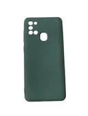 Galaxy A21s ile Uyumlu Cappy Silikon Kılıf Yeşil - 2