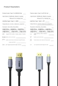 USB-C/HDMI Kablosu 8K 60Hz - 1.5m Örgü Alüminyum Alaşım - Derin Uzay Gri - 5