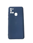 Galaxy A21s ile Uyumlu Cappy Silikon Kılıf Lacivert - 2