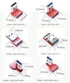 Gümüş USB 3.0 Veri Kablosu - 30cm - 20p - 11