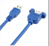 USB 3.0 Uzatma Kablosu - 0.5m Mavi - 10