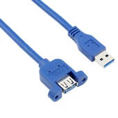USB 3.0 Uzatma Kablosu - 0.5m Mavi - 5