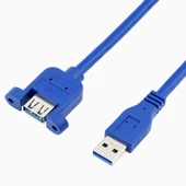 USB 3.0 Uzatma Kablosu - 0.5m Mavi - 3
