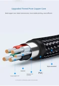 Type-C'den USB-B'ye Yazıcı Kablosu - 1m Alaşım Kasa - 6