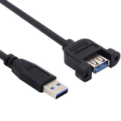 USB 3.0 Uzatma Kablosu - 1.5m Siyah - 1