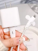 USB Kablo Koruyucu - Siyah - Koruma Hattı ile - 1 Set - 5