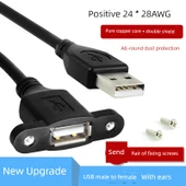 USB 2.0 Uzatma Kablosu - 0.5M - [Klasik] Erkek - Dişi Kulaklı - 2