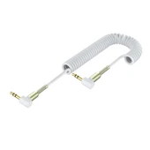 3.5mm Erkek Erkek Ses Aux Kablosu Yaylı Uzatma - Altın Kaplama - 25 Metre - 10