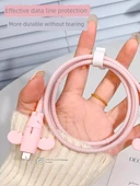USB Kablo Koruyucu - Siyah - Koruma Hattı ile - 1 Set - 3