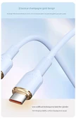 100W USB Type-C Şarj Kablosu - 1.5m - 2 Paket - Kalın Kablo - Uzak Zirve Mavisi - 2 - 8