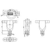 USB 2.0 Uzatma Kablosu - 0.3m Bükme (Model 2) - 9