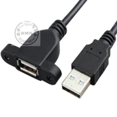 USB 2.0 Uzatma Kablosu - 0.3m Bükme (Model 2) - 10