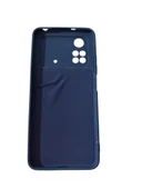 Poco M4 Pro ile Uyumlu Cappy Silikon Kılıf Lacivert - 1