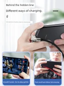 Hızlı Şarj U Şekilli Lightning Kablo - 1.8m Kırmızı - Model 2 - 4