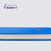 Sert Kabuklu Belge Düzenleyici Defter - Mavi - 100 Sayfa - 5