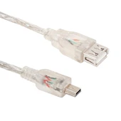 Powermaster USB 5 Pin Erkek-USB Dişi 1 Metre Kablo - 1