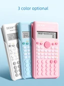 Bilimsel Hesap Makinesi - Mini Taşınabilir Çift Güç Mavi - 5