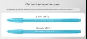 Su Bazlı Lif Kalem Seti - Tatlı Renk Sistemi - 0.5+mm - 12 Adet - 7