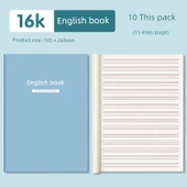 16K İngilizce Pratik Defteri - Koyu Mavi 10 Paket - 1