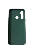 Realme C3 ile Uyumlu Cappy Silikon Kılıf Yeşil - 1