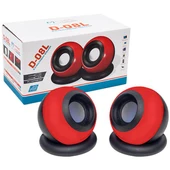 MagicVoice D-08L 1+1 USB Mini Oval Hoparlör - Speaker (2*3 Watt - 4 Ohm) - 1