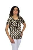 Kadın Kısa Kol Baskılı Bluz BGL-ST04700 thumbnail 4