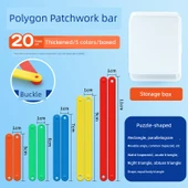 Geometrik Poligon Öğretim Araçları - Kutu - 20 Parça - 1