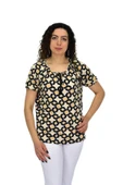 Kadın Kısa Kol Baskılı Bluz BGL-ST04700 thumbnail 2