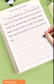 İngilizce Yazma Pratik Kağıdı - Şık İngilizce Pozisyonlama Kağıdı (50 yaprak/kitap) - Model 3 - 12