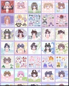 Prenses Kostüm ve Makyaj Çıkartma Kitabı - 4 Adet 100-Değişim Makyaj 1 (Araçlar Dahil) thumbnail 9