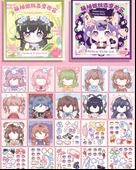 Prenses Kostüm ve Makyaj Çıkartma Kitabı - 4 Adet 100-Değişim Makyaj 1 (Araçlar Dahil) thumbnail 10